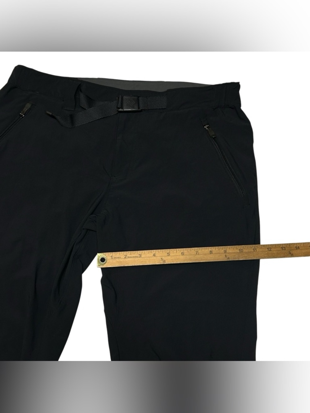 Columbia Omni Wick Mens Size L Hiking Pants Zip Pockets Belted Outdoor - Picture 6 of 11